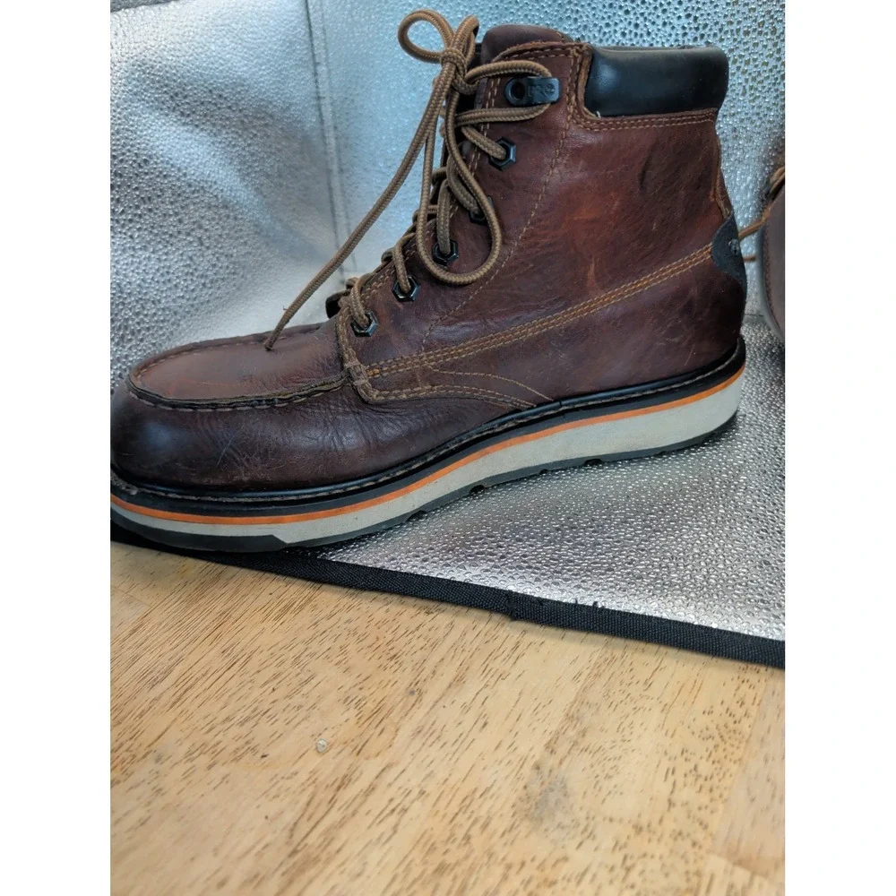 Timberland PRO Gridworks Waterproof Worksite Boots Mens 12 Wide Fast Ship